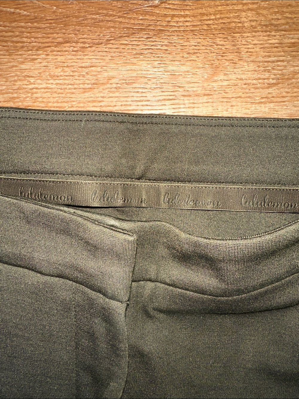 lululemon athletica Women's Dark Green Straight-Leg Dress Pants - Picture 3 of 5